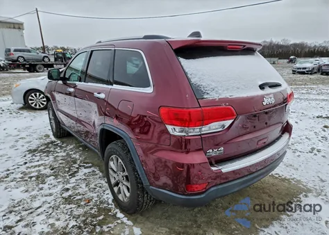 2016 Jeep Grand Cherokee Limited из США, поврежденный, VIN 1C4RJFBGXGC327886
